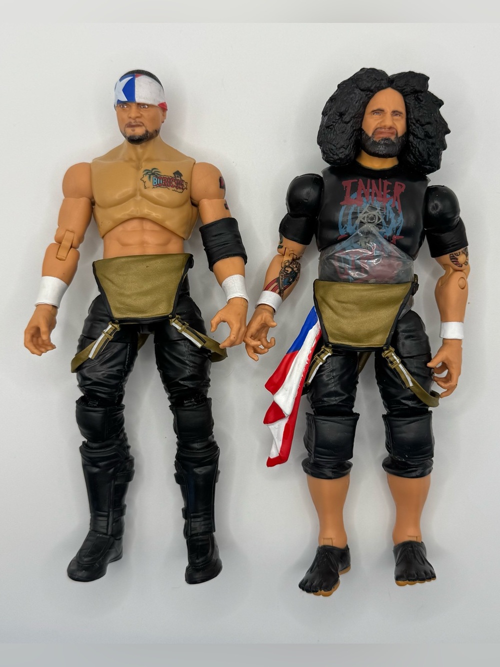 2021 AEW Jazwares Unrivaled Collection Series 4 #32 & 33 Santana & Ortiz